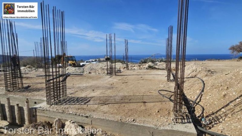 Pitsidia (Komos) Kreta, Komos, Villa (projektiert) 108m² Grdst.750m² priv. Pool und Meerblick Haus kaufen